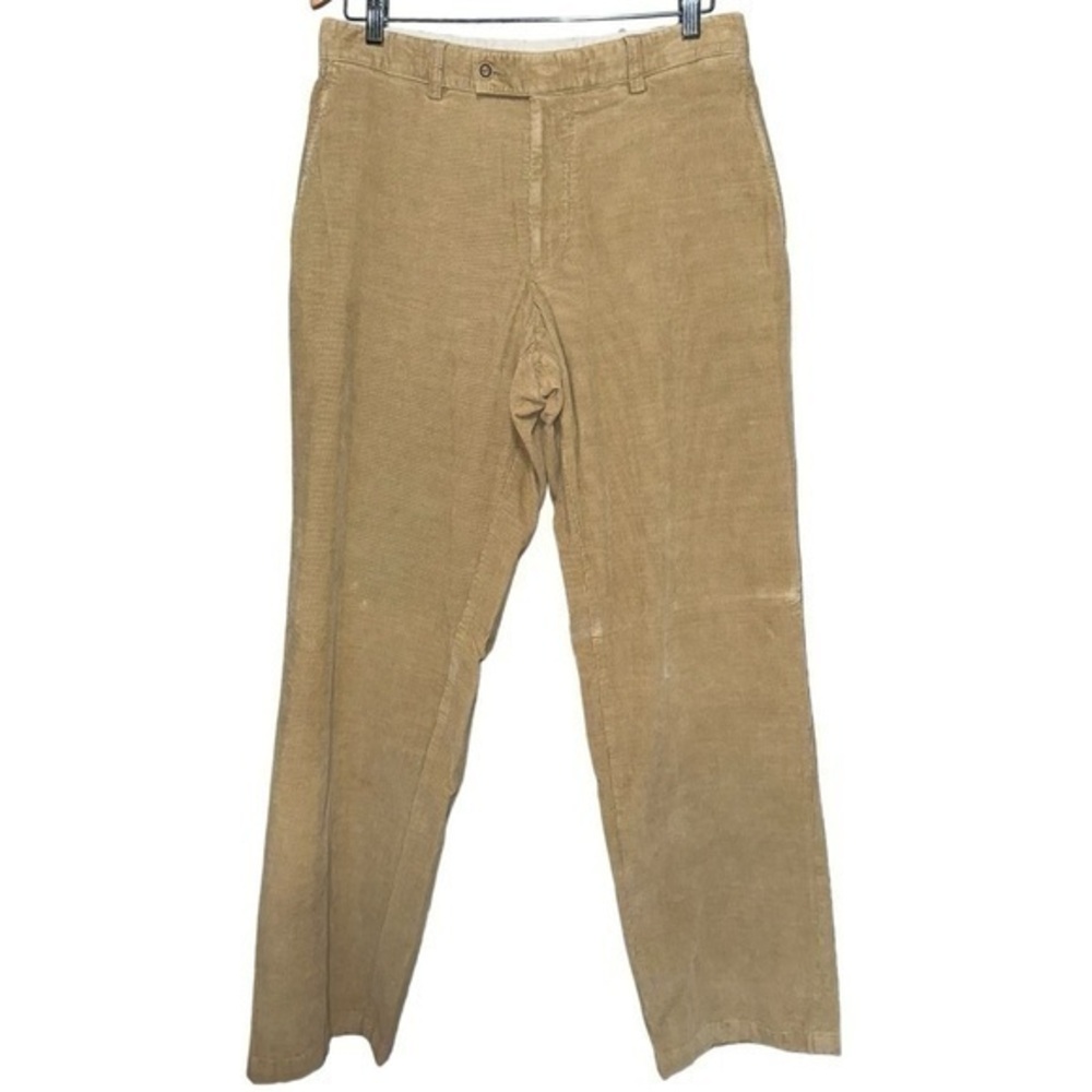 Hugo Boss Men’s Size 50 34 x 33 Tan Beige Speaker Lightweight Corduroy Pants